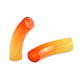 Acrylic Tube bead 33x8mm Orange